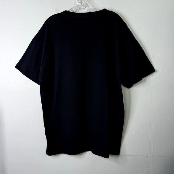 Dec 25th Christmas Sloth Wearing Holiday Vest Funny Black T-Shirt Men's Size XL - Picture 9 of 10